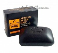 Черное африканское мыло African Black Soap Nubian Heritage (140 г)